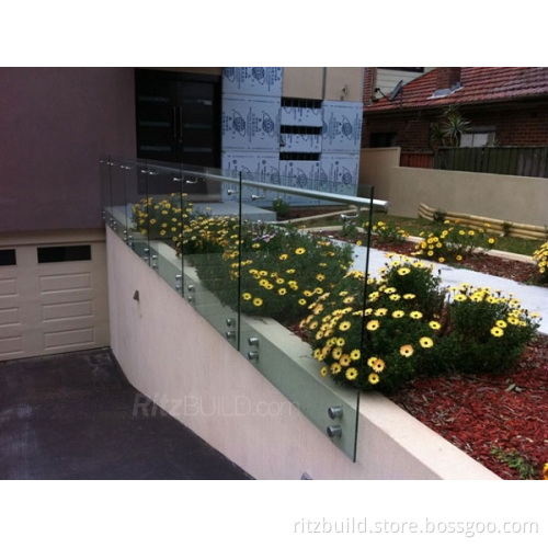 High Quality Balustrade Garden Fencing Glass Railing